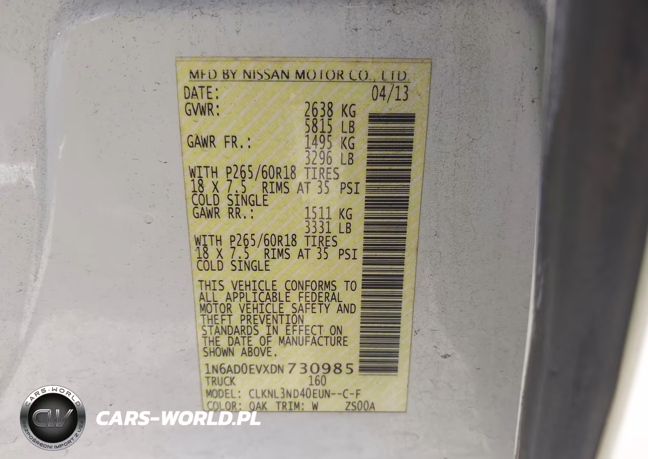 2013 Nissan Frontier Sl VIN:1N6AD0EVXDN730985 - 9