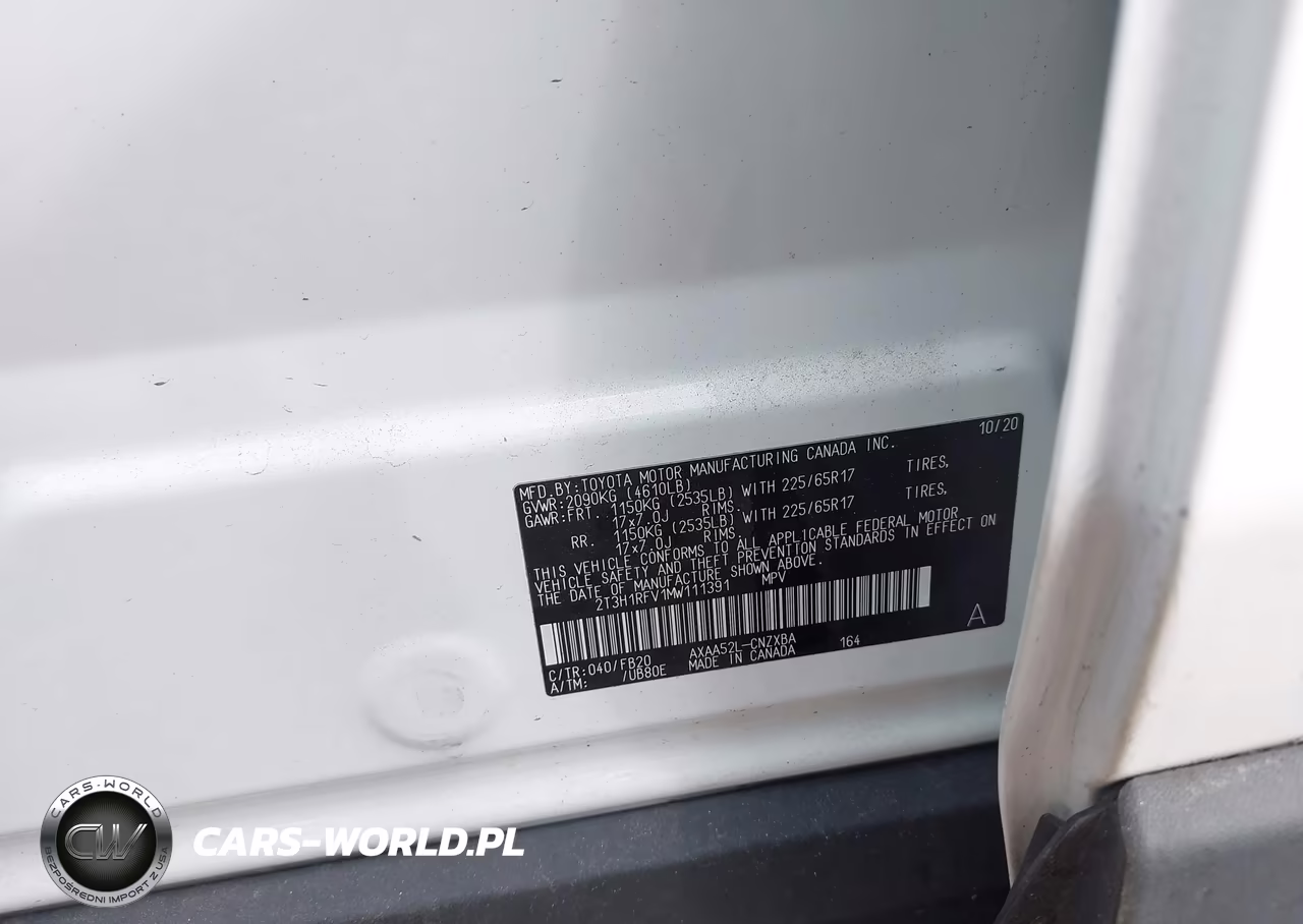 2021 Toyota Rav4 Le VIN:2T3H1RFV1MW111391 - 9