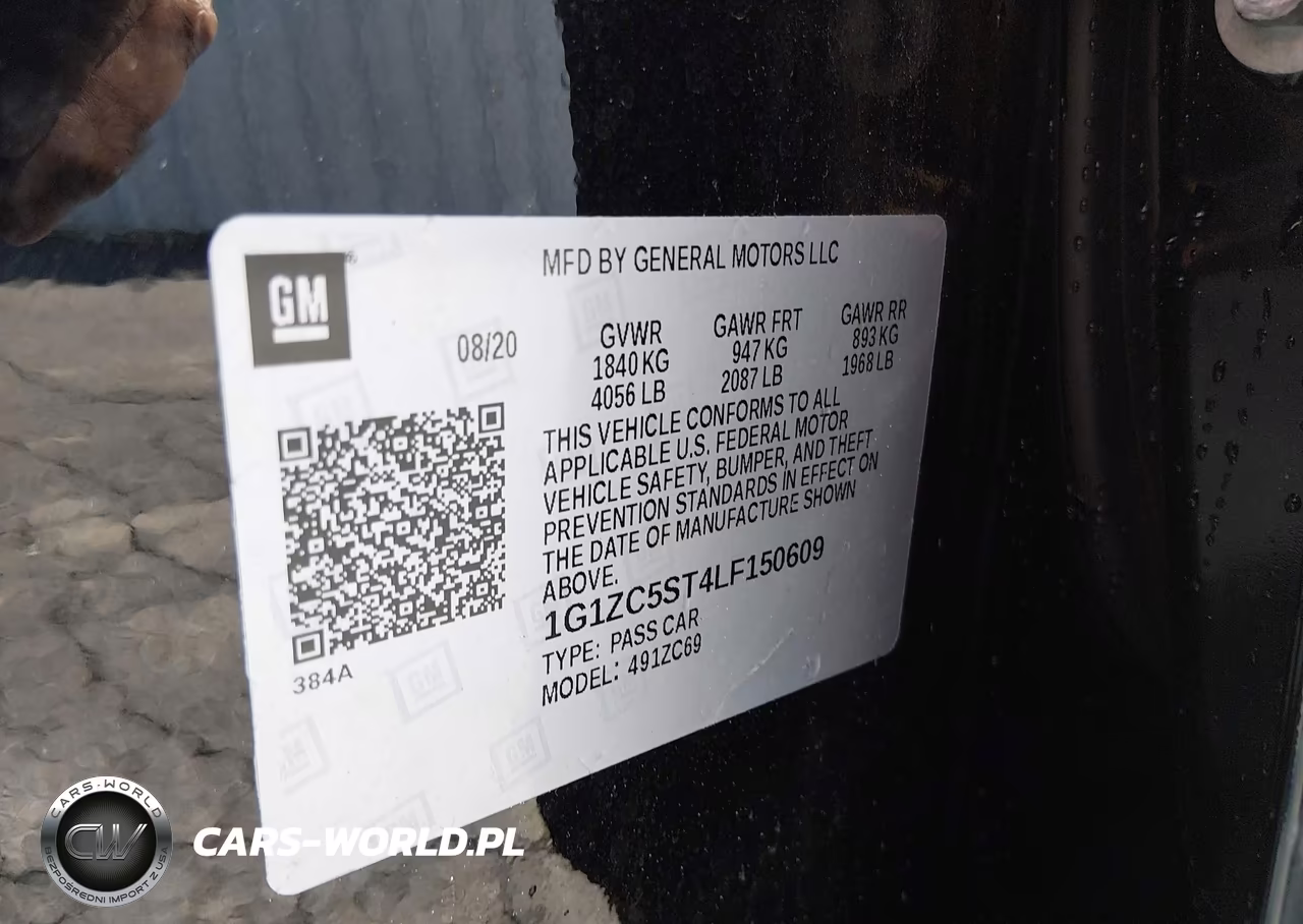 2020 Chevrolet Malibu Fwd 1Fl VIN:1G1ZC5ST4LF150609 - 9