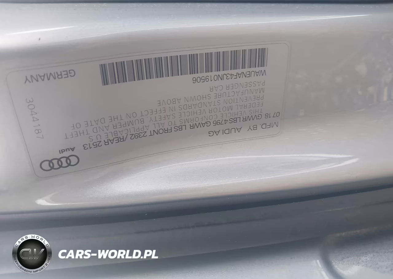 2018 Audi A4 2.0T Premium-2.0T Tech Premium VIN:WAUENAF43JN019506 - 9