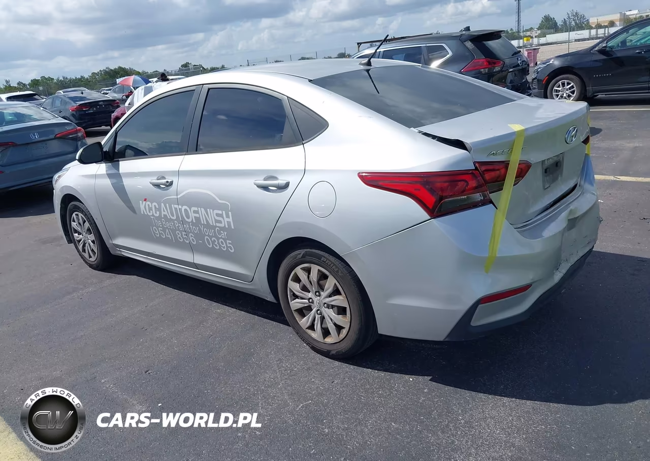 2021 Hyundai Accent Se VIN:3KPC24A69ME151255 - 3