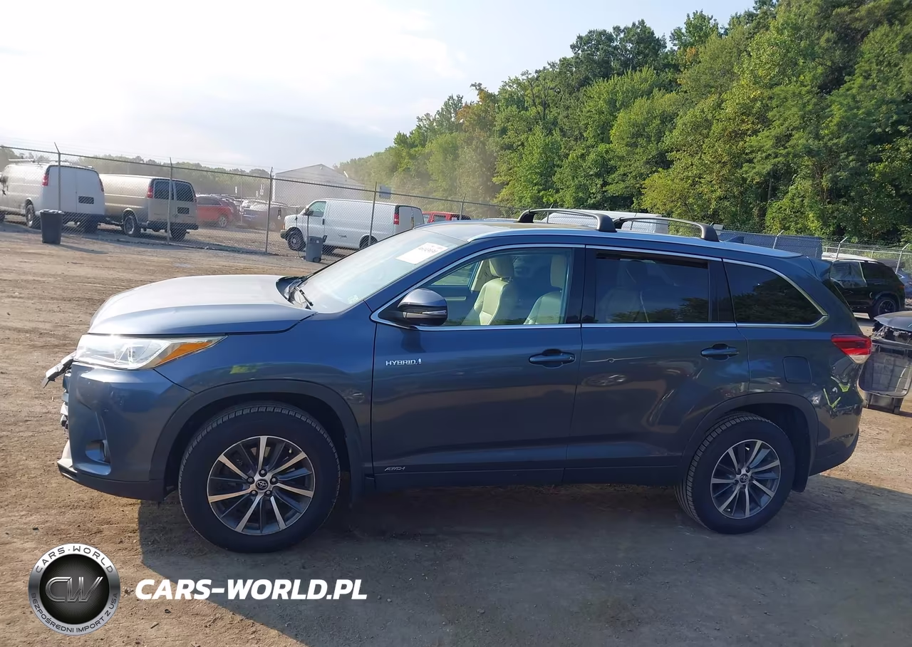 2019 Toyota Highlander Hybrid Xle VIN:5TDJGRFH5KS076492 - 14