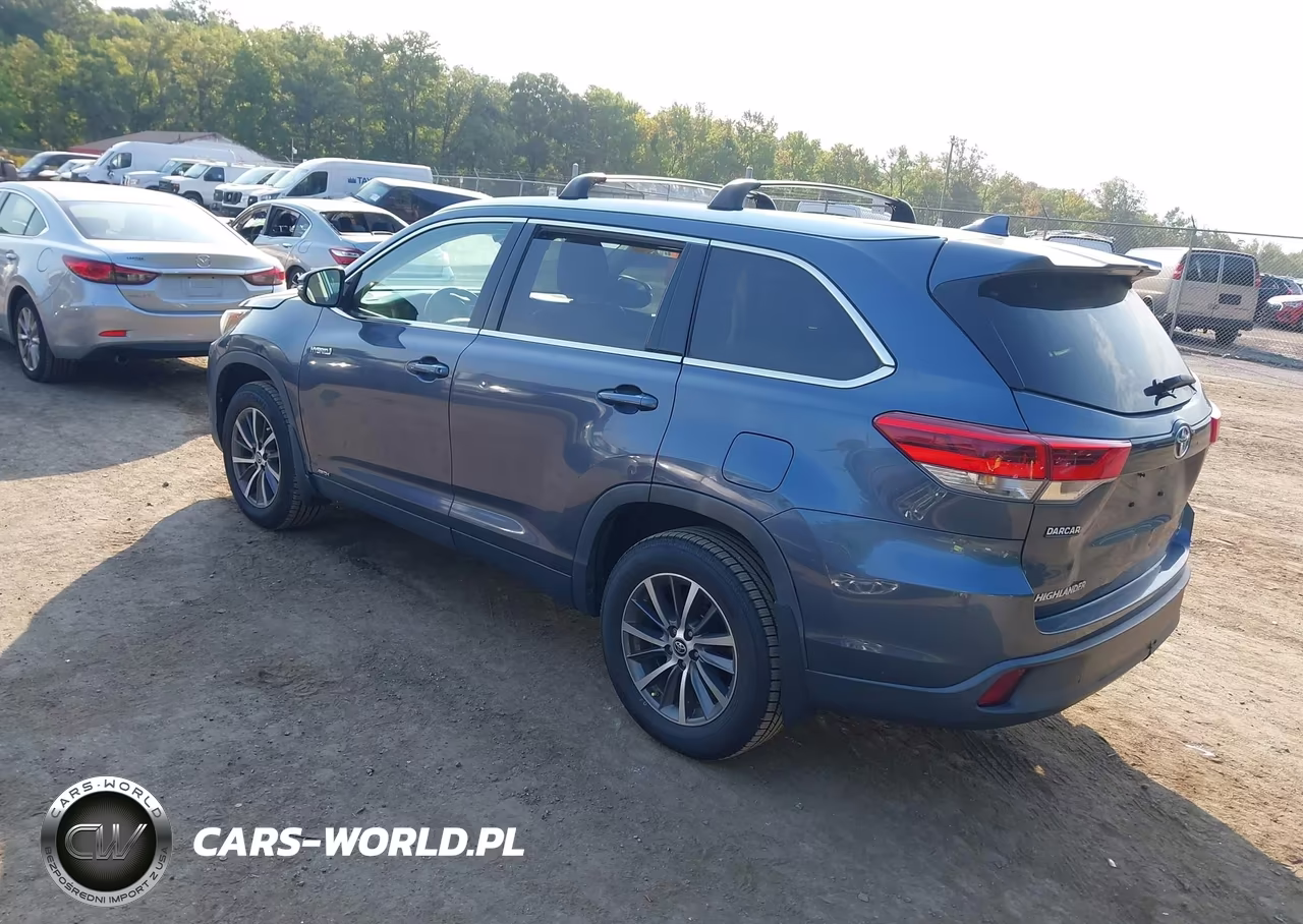 2019 Toyota Highlander Hybrid Xle VIN:5TDJGRFH5KS076492 - 3