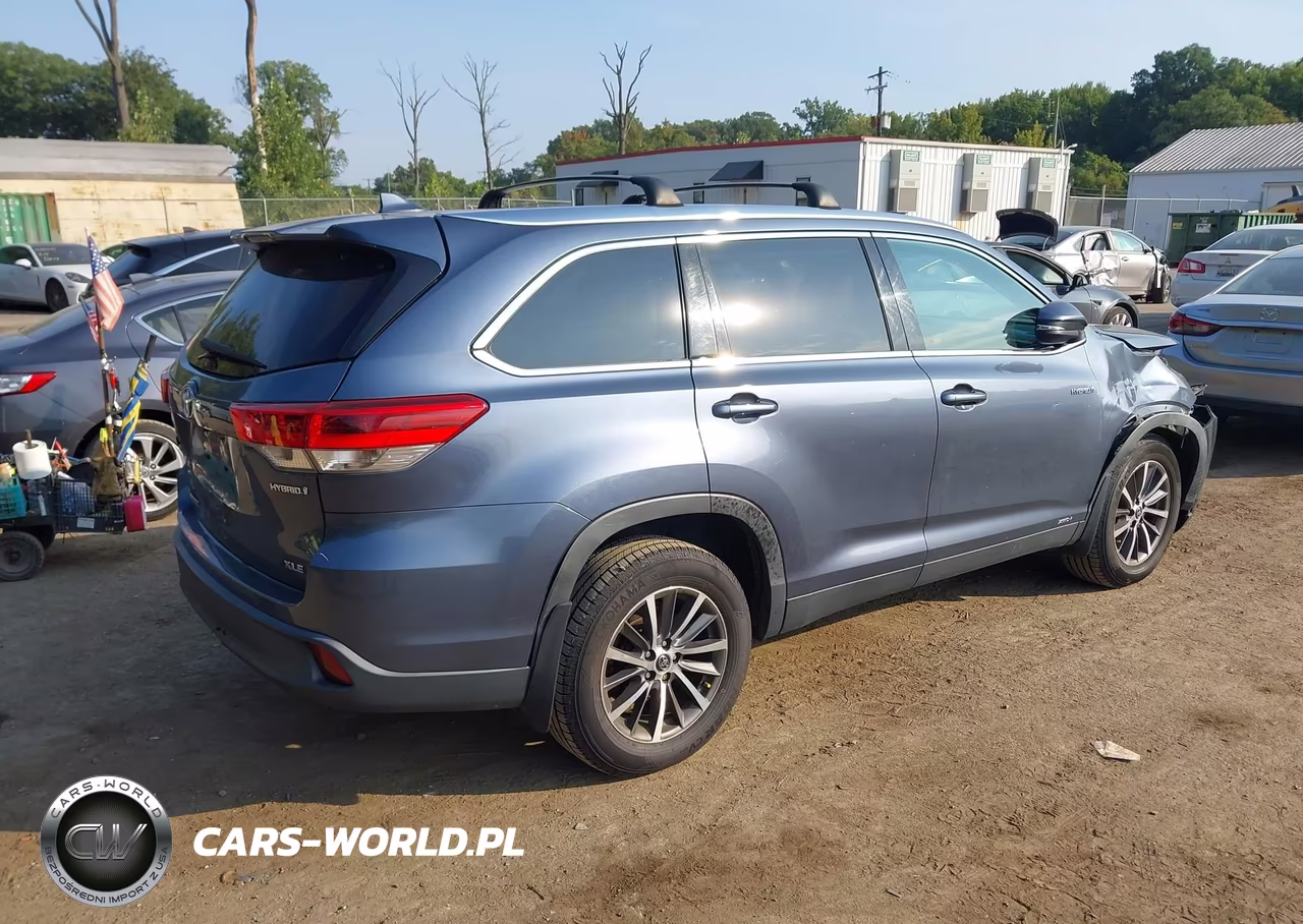 2019 Toyota Highlander Hybrid Xle VIN:5TDJGRFH5KS076492 - 4