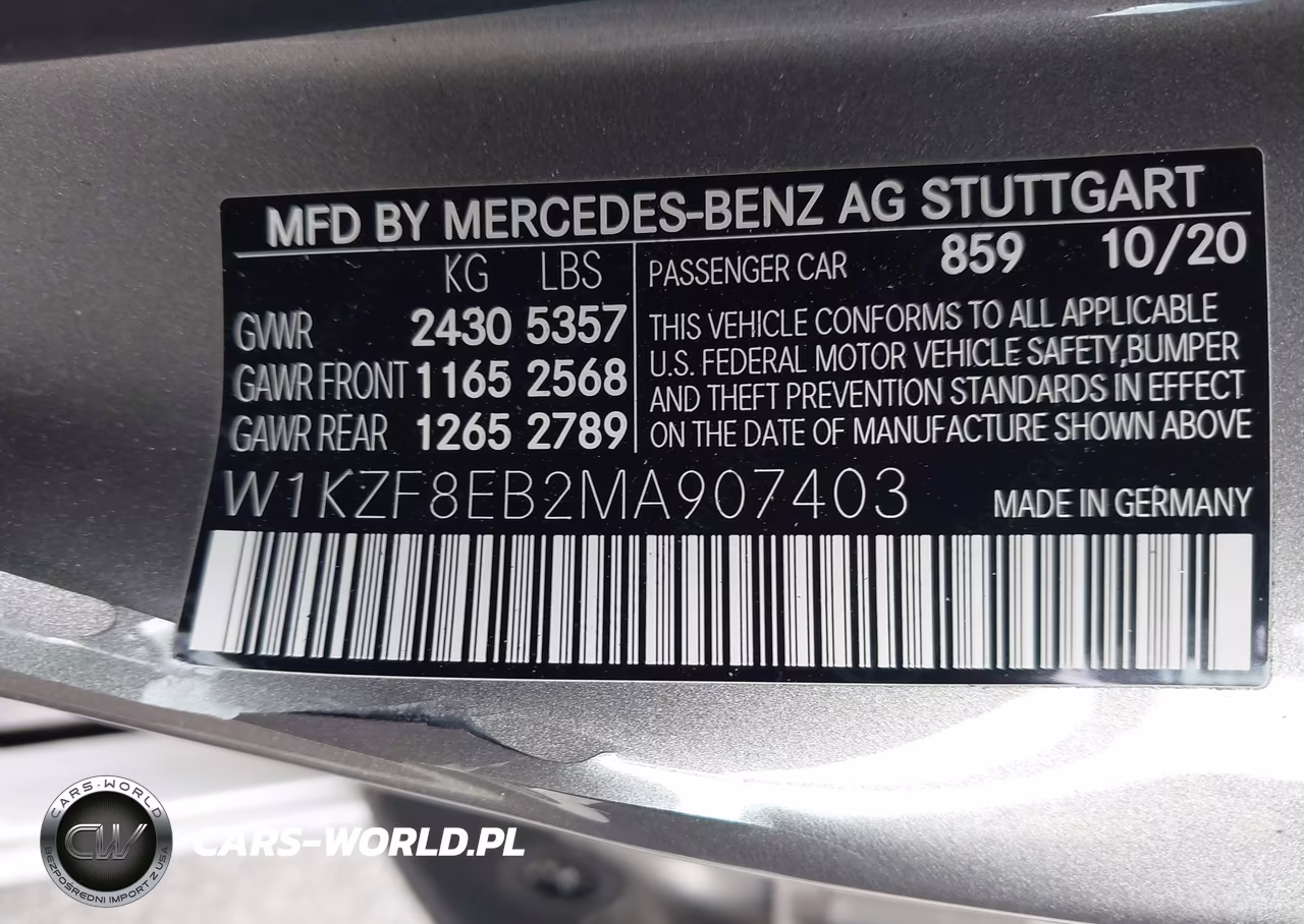 2021 Mercedes-Benz E 350 4Matic VIN:W1KZF8EB2MA907403 - 9