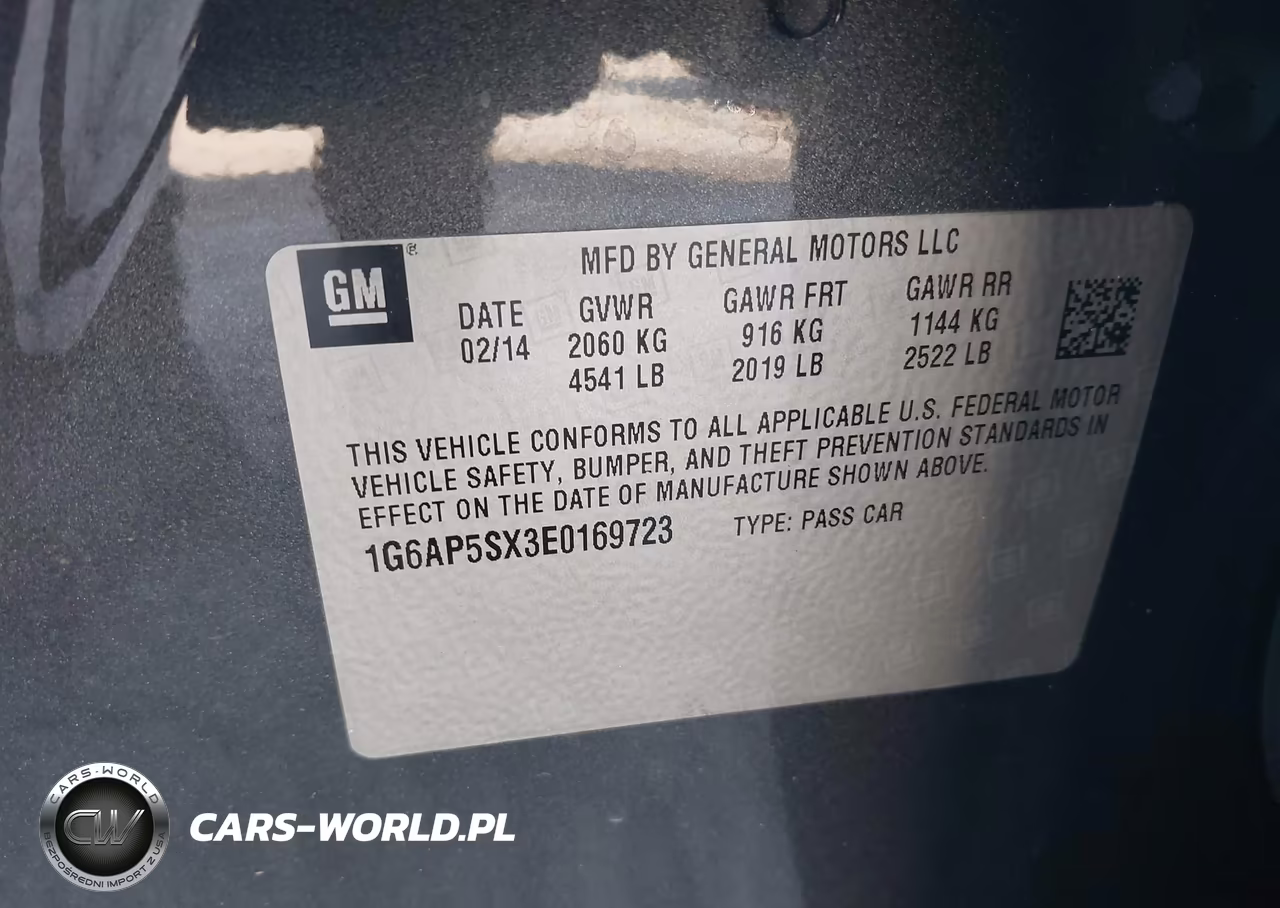 2014 Cadillac Cts Standard VIN:1G6AP5SX3E0169723 - 9