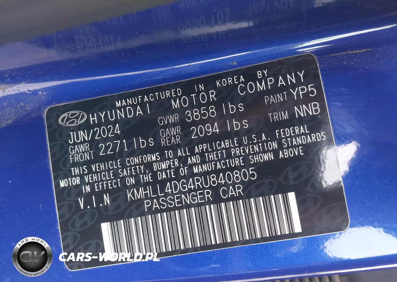 2024 Hyundai Elantra Se VIN:KMHLL4DG4RU840805 - 9