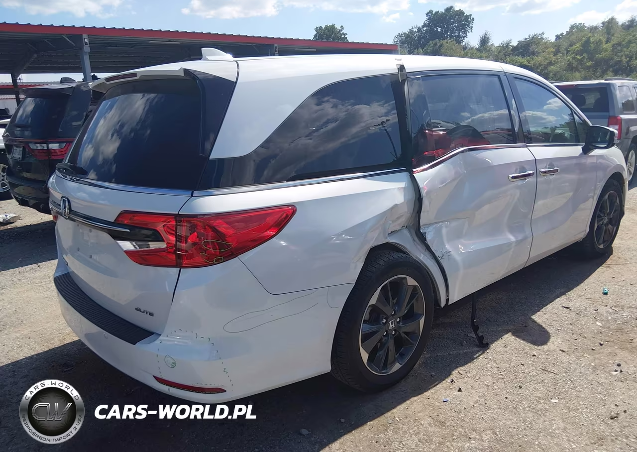 2022 Honda Odyssey Elite VIN:5FNRL6H92NB045194 - 4