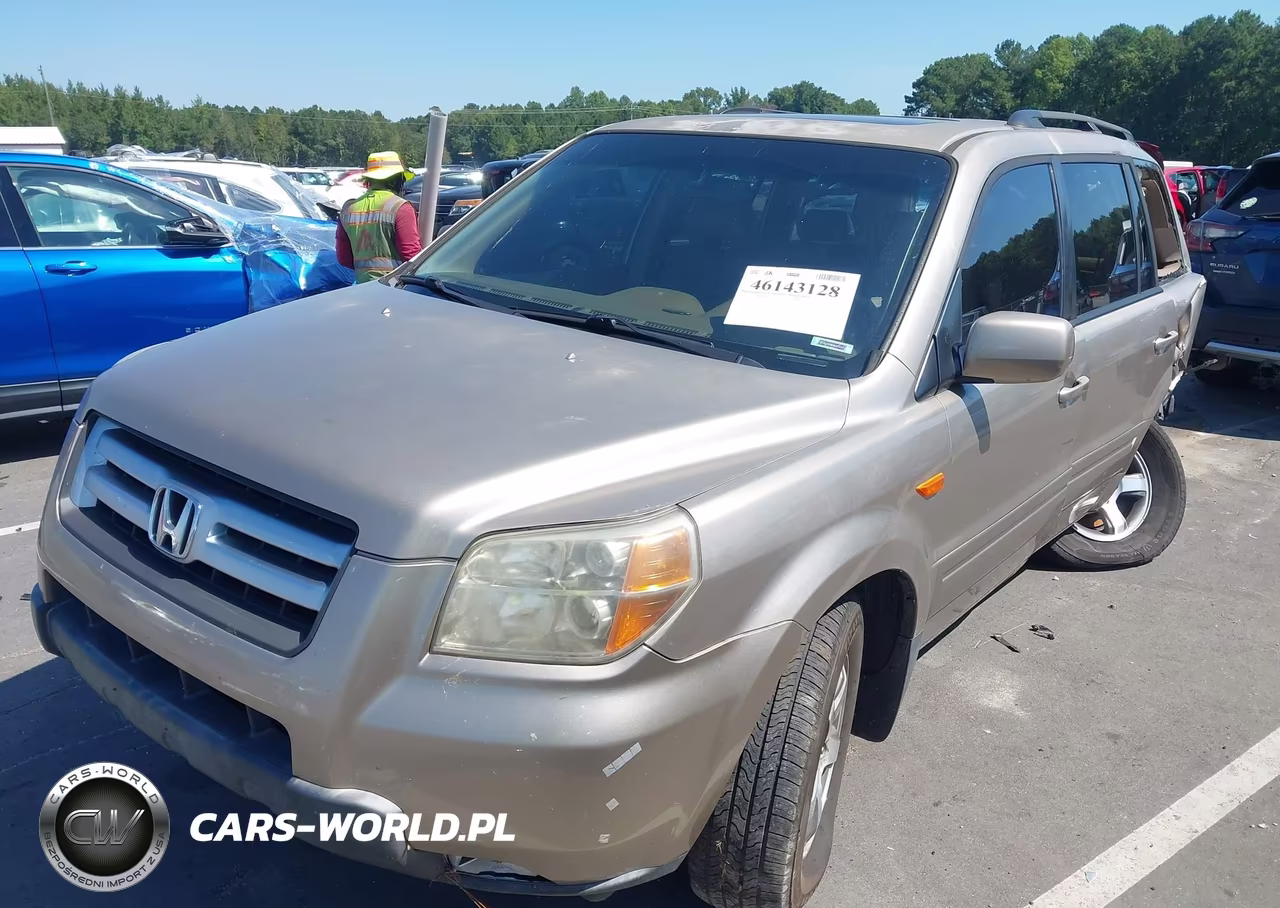 2007 Honda Pilot Ex-L VIN:5FNYF18607B020549 - 2