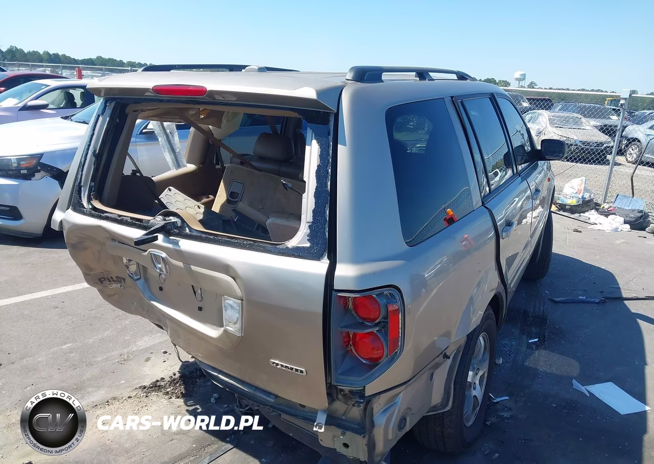2007 Honda Pilot Ex-L VIN:5FNYF18607B020549 - 4