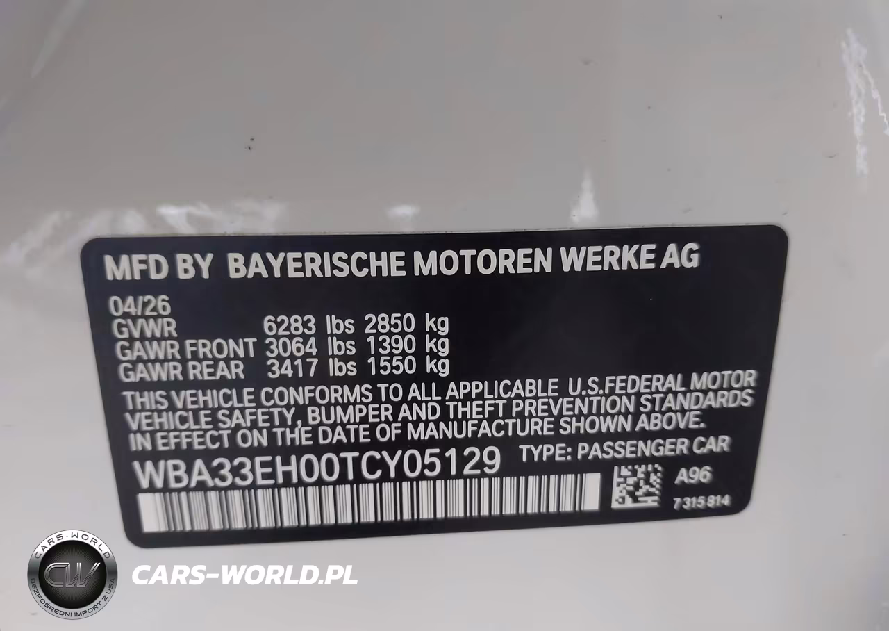 2026 BMW 740I xDrive VIN:WBA33EH00TCY05129 - 9