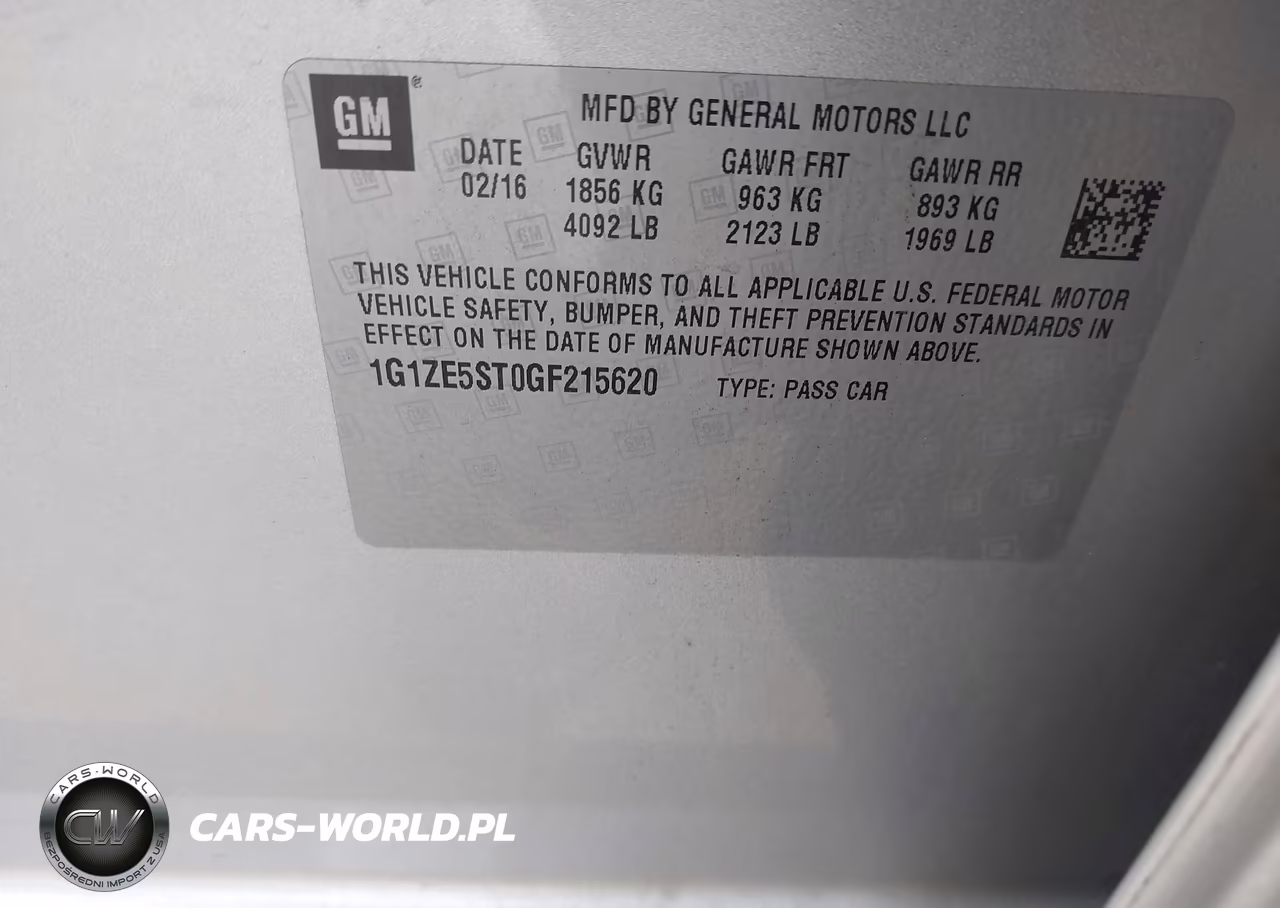 2016 Chevrolet Malibu 1Lt VIN:1G1ZE5ST0GF215620 - 9