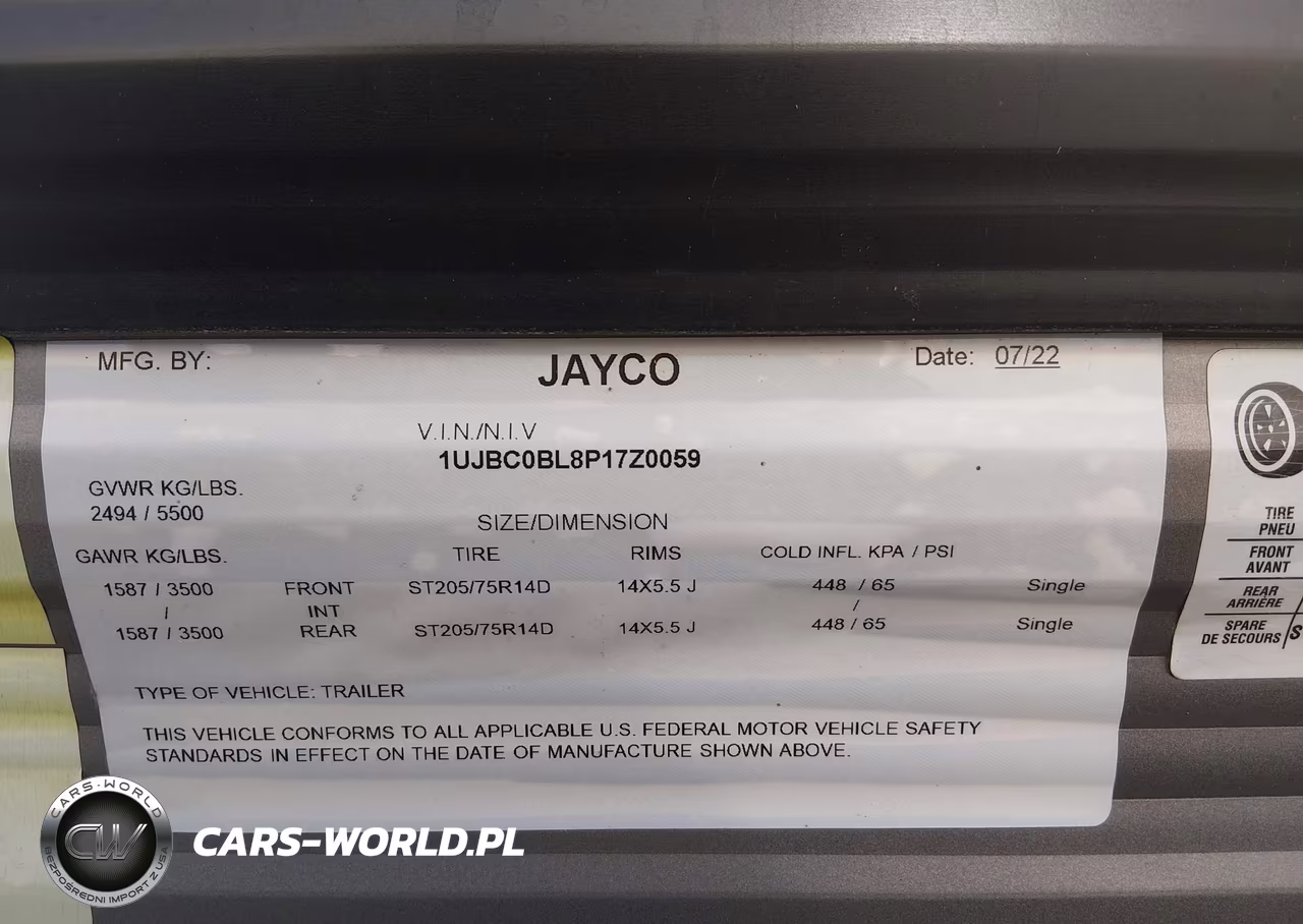 2023 Jayco Other VIN:1UJBC0BL8P17Z0059 - 9