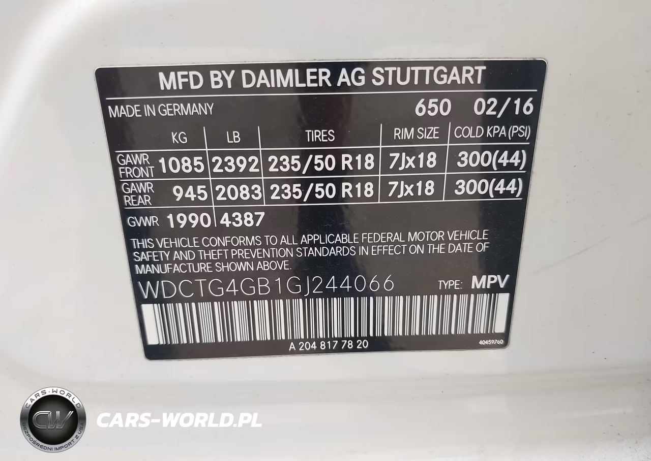 2016 Mercedes-Benz Gla 250 4Matic VIN:WDCTG4GB1GJ244066 - 9
