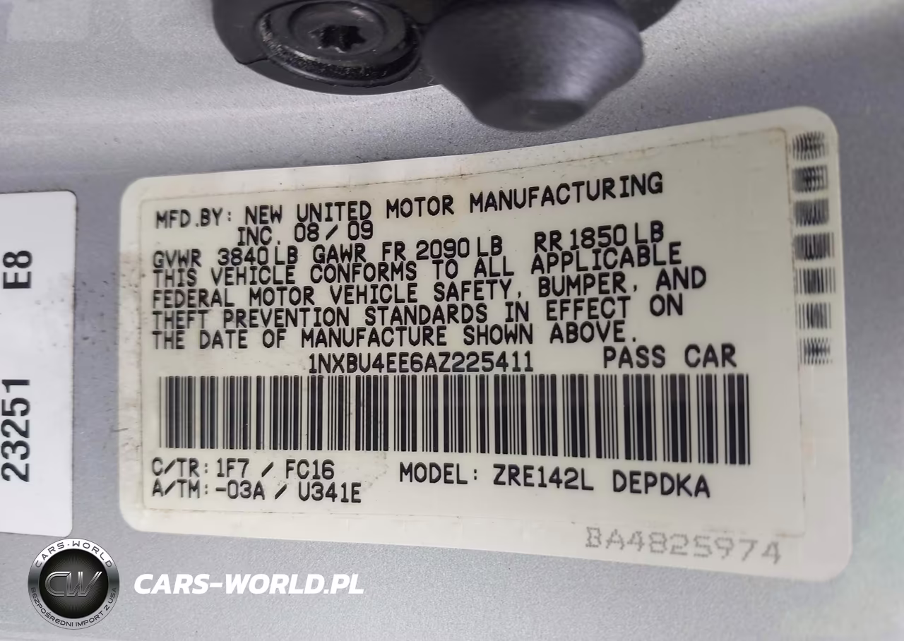 2010 Toyota Corolla Le VIN:1NXBU4EE6AZ225411 - 9