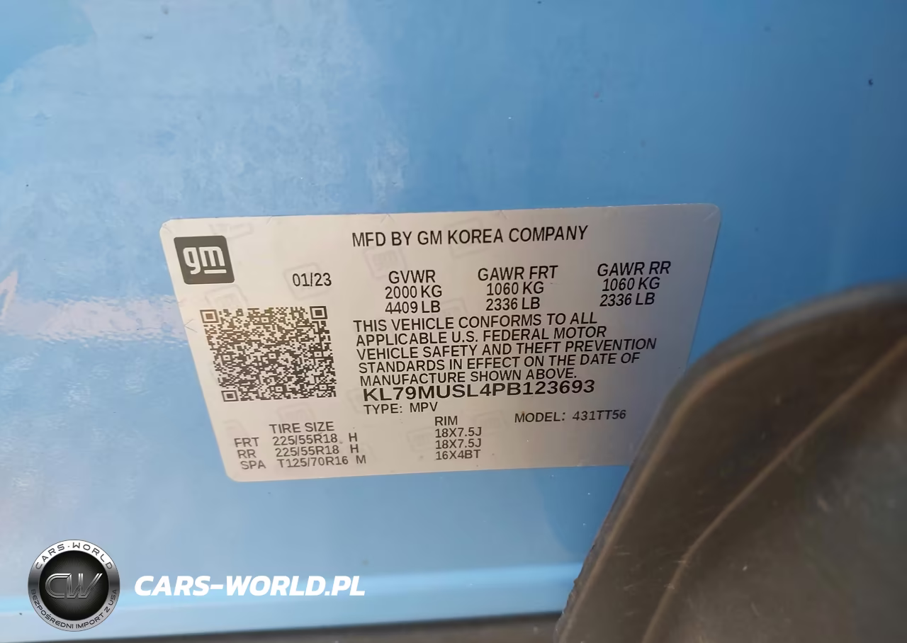 2023 Chevrolet Trailblazer Awd Rs VIN:KL79MUSL4PB123693 - 9