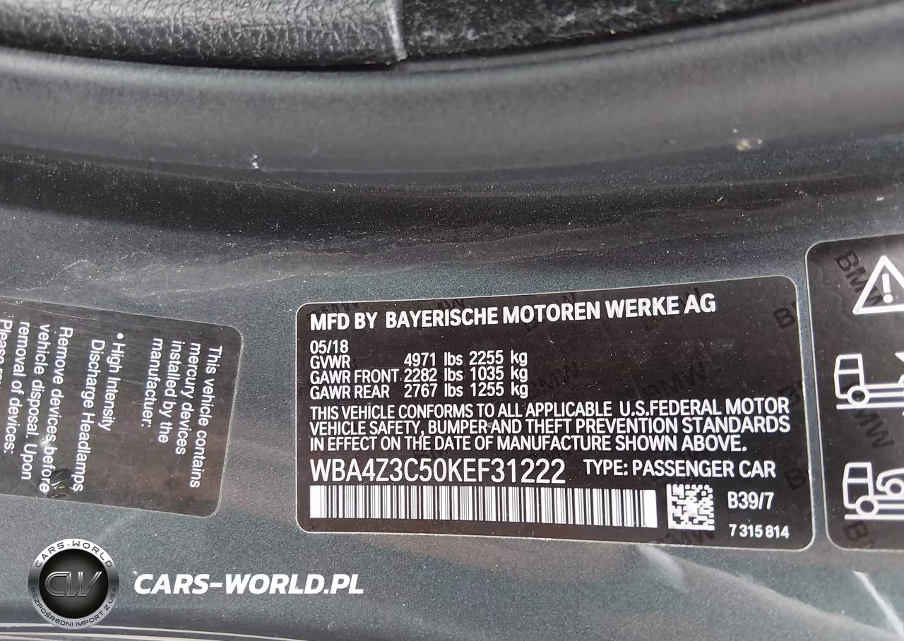 2019 BMW 430I xDrive VIN:WBA4Z3C50KEF31222 - 9