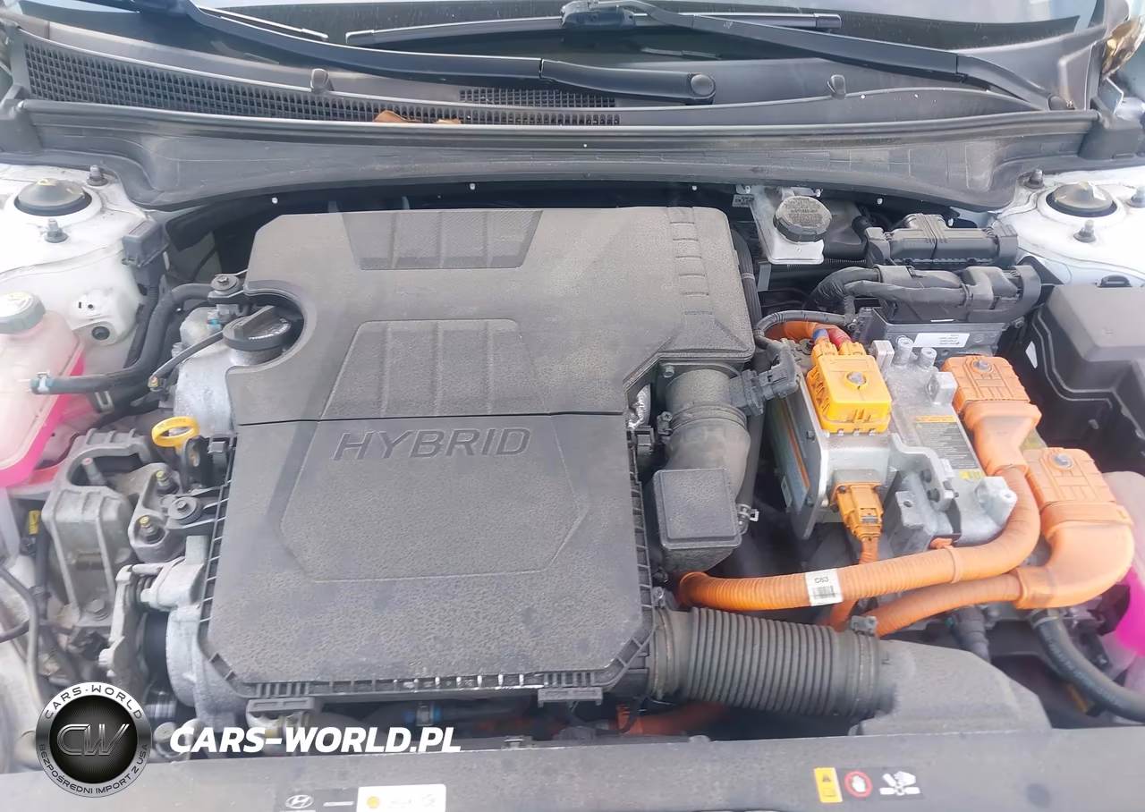 2021 Hyundai Elantra Hybrid Blue VIN:KMHLM4AJ7MU008218 - 10