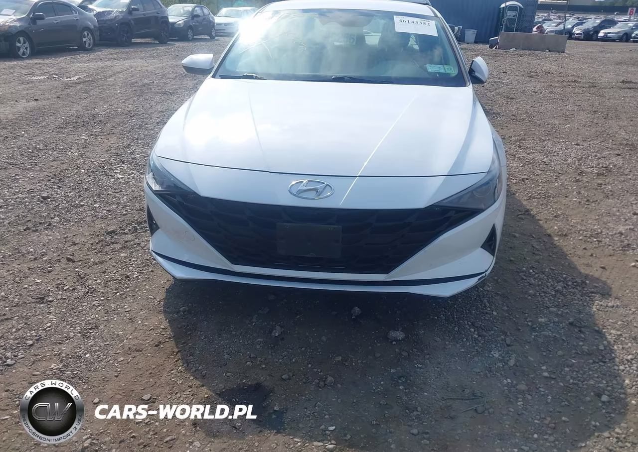 2021 Hyundai Elantra Hybrid Blue VIN:KMHLM4AJ7MU008218 - 12