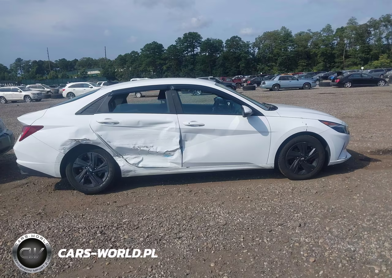 2021 Hyundai Elantra Hybrid Blue VIN:KMHLM4AJ7MU008218 - 13