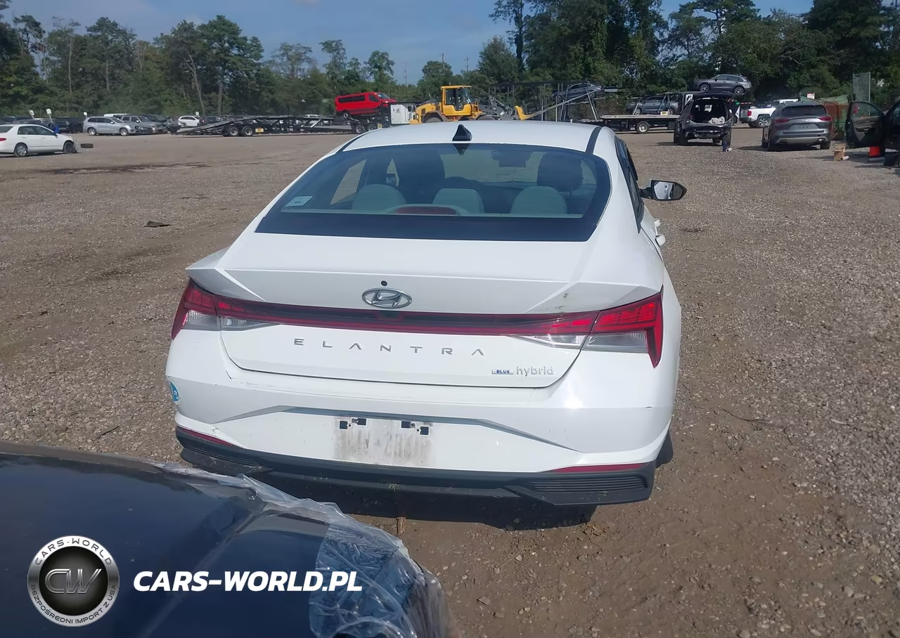 2021 Hyundai Elantra Hybrid Blue VIN:KMHLM4AJ7MU008218 - 16