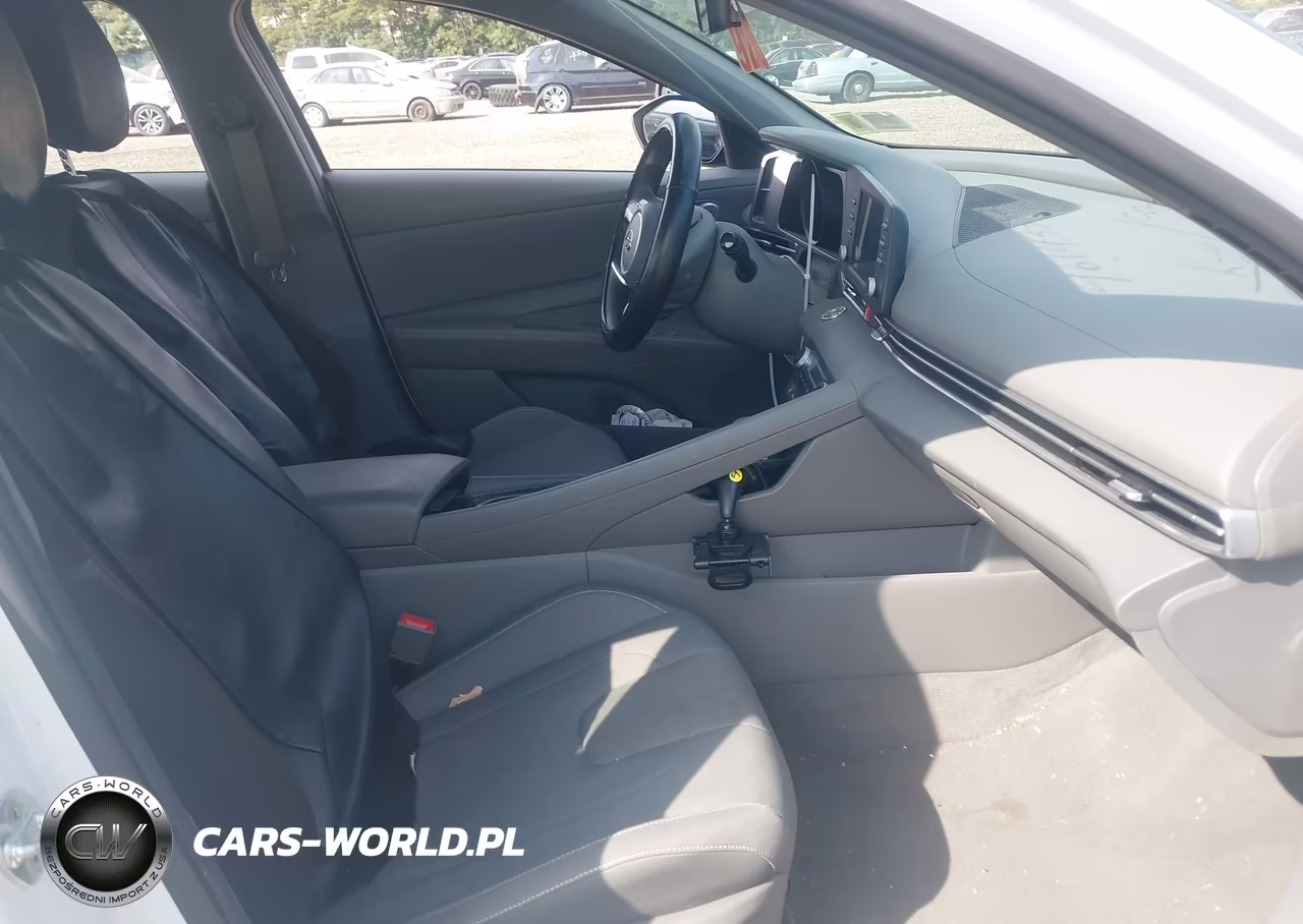 2021 Hyundai Elantra Hybrid Blue VIN:KMHLM4AJ7MU008218 - 5