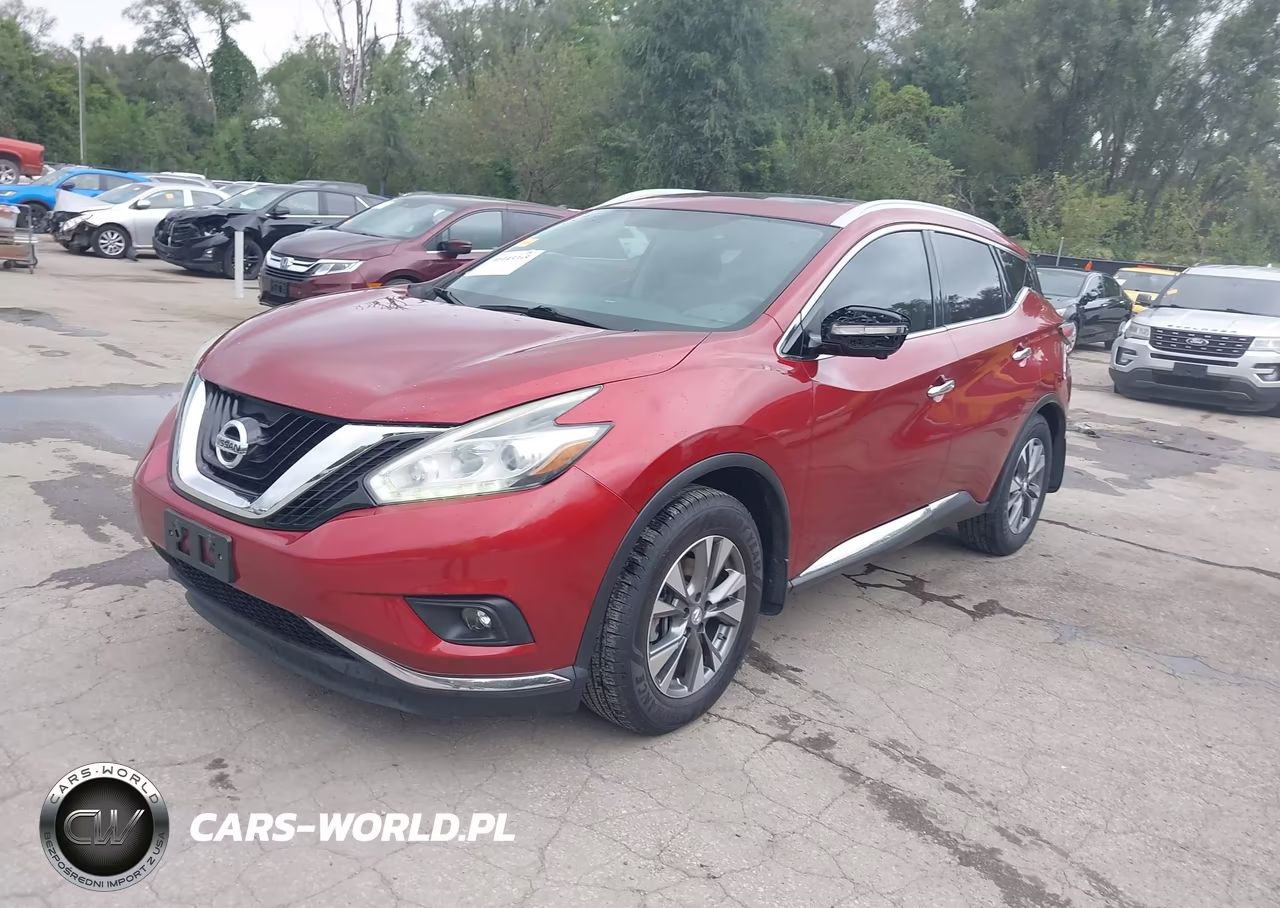 2015 Nissan Murano Sl VIN:5N1AZ2MH1FN210474 - 2