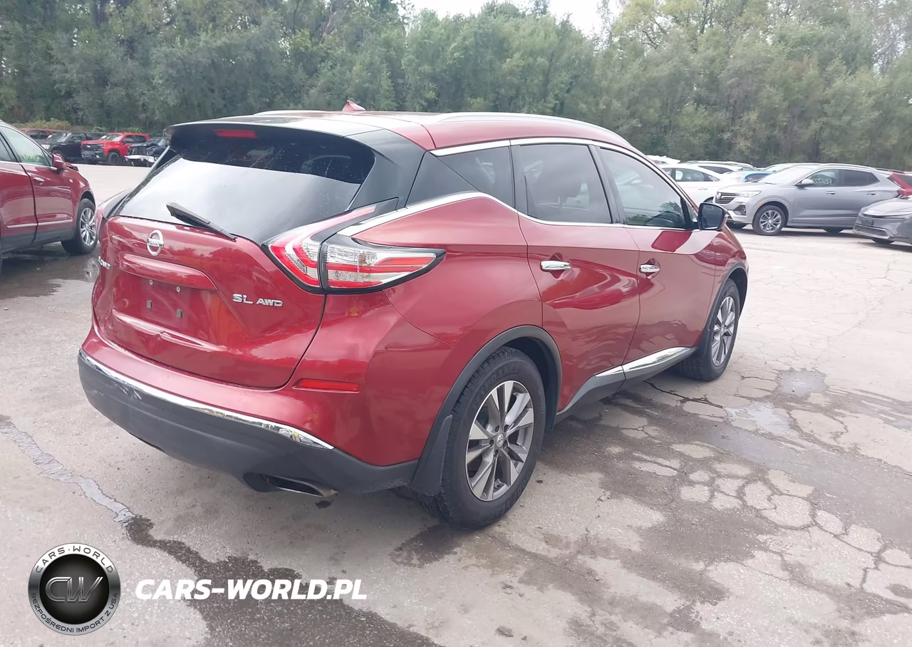 2015 Nissan Murano Sl VIN:5N1AZ2MH1FN210474 - 4