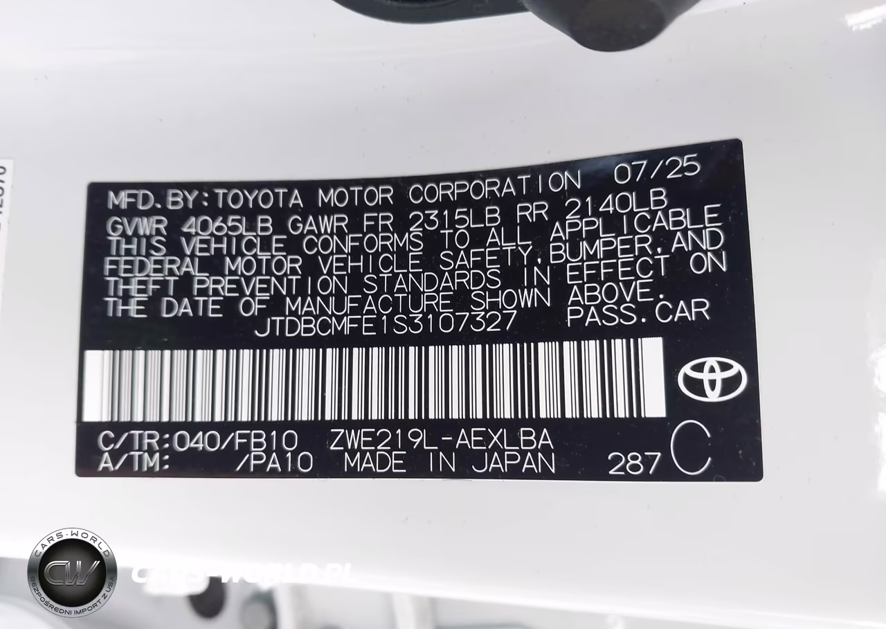 2025 Toyota Corolla Hybrid Le VIN:JTDBCMFE1S3107327 - 9