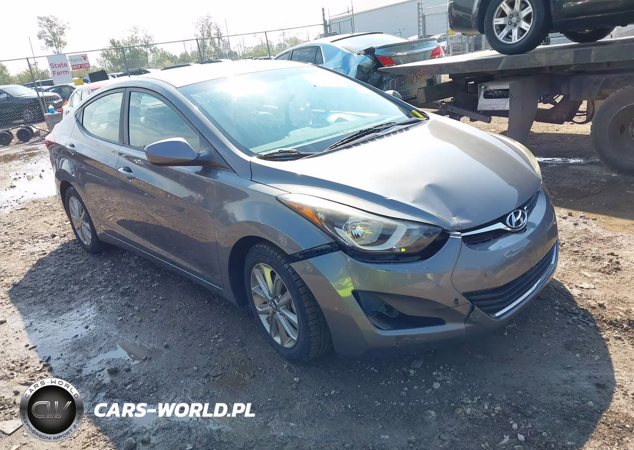 2014 Hyundai Elantra Se VIN:5NPDH4AE6EH470913 - 1
