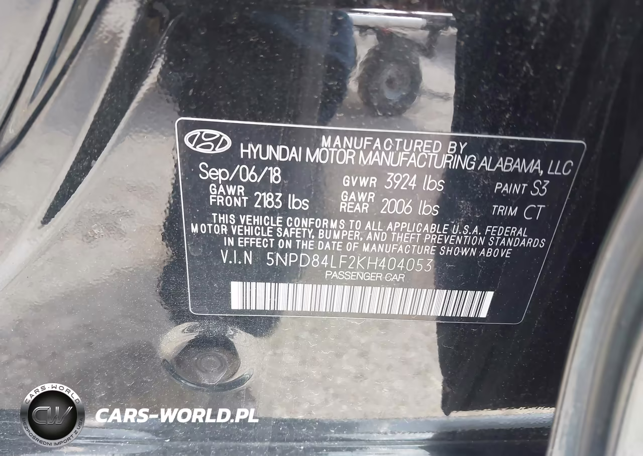 2019 Hyundai Elantra Sel VIN:5NPD84LF2KH404053 - 9