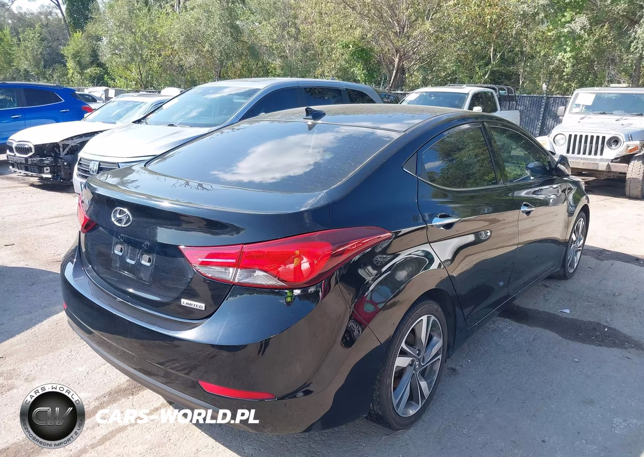 2015 Hyundai Elantra Limited VIN:KMHDH4AE7FU357085 - 4