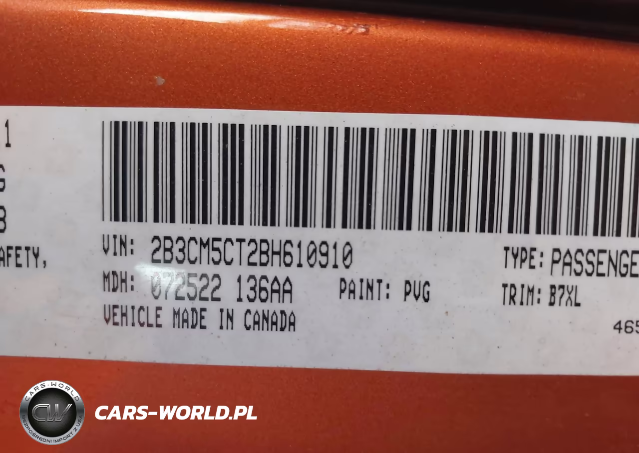 2011 Dodge Charger R-T VIN:2B3CM5CT2BH610910 - 8