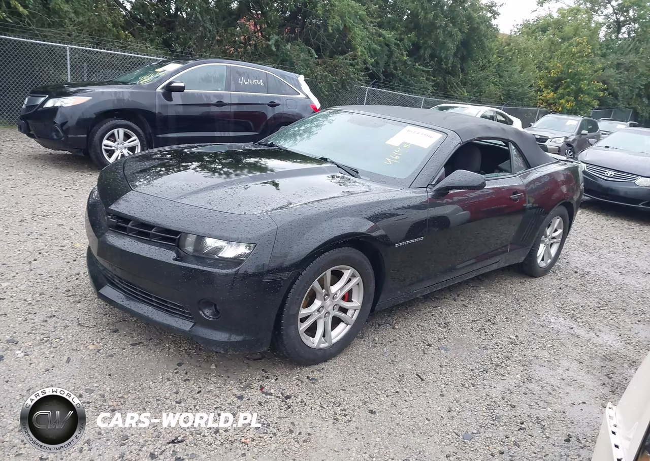 2015 Chevrolet Camaro Lt VIN:2G1FD3D35F9218947 - 2