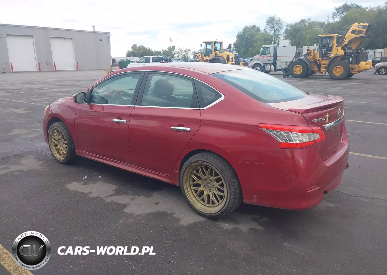 2014 Nissan Sentra Sr VIN:3N1AB7AP3EL637612 - 3