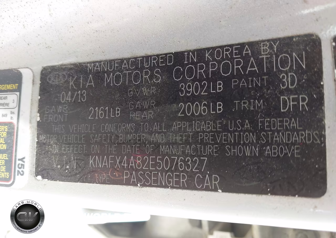 2014 Kia Forte Ex VIN:KNAFX4A82E5076327 - 9