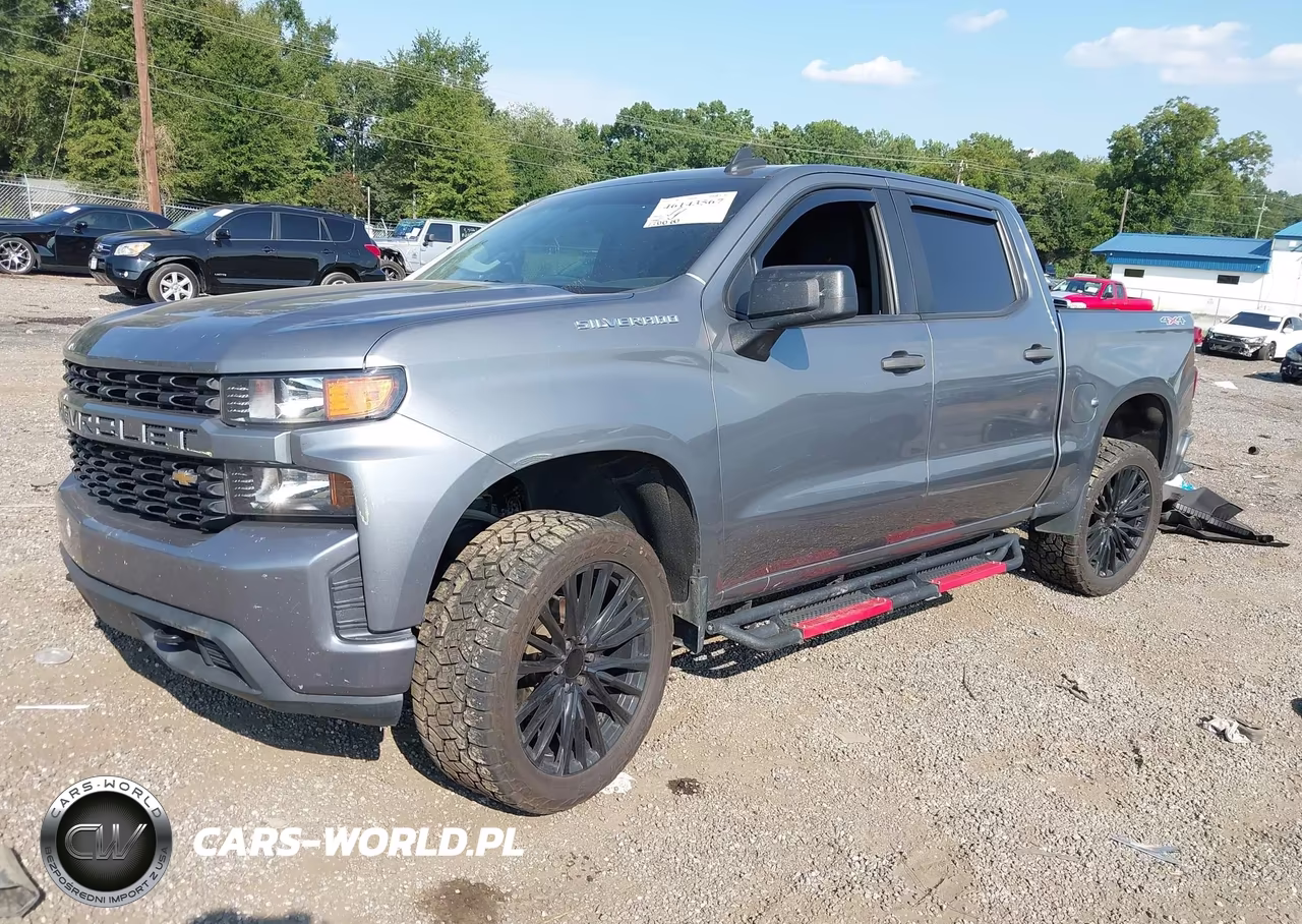 2021 Chevrolet Silverado 1500 4Wd Short Bed Custom VIN:3GCPYBEK7MG345010 - 2