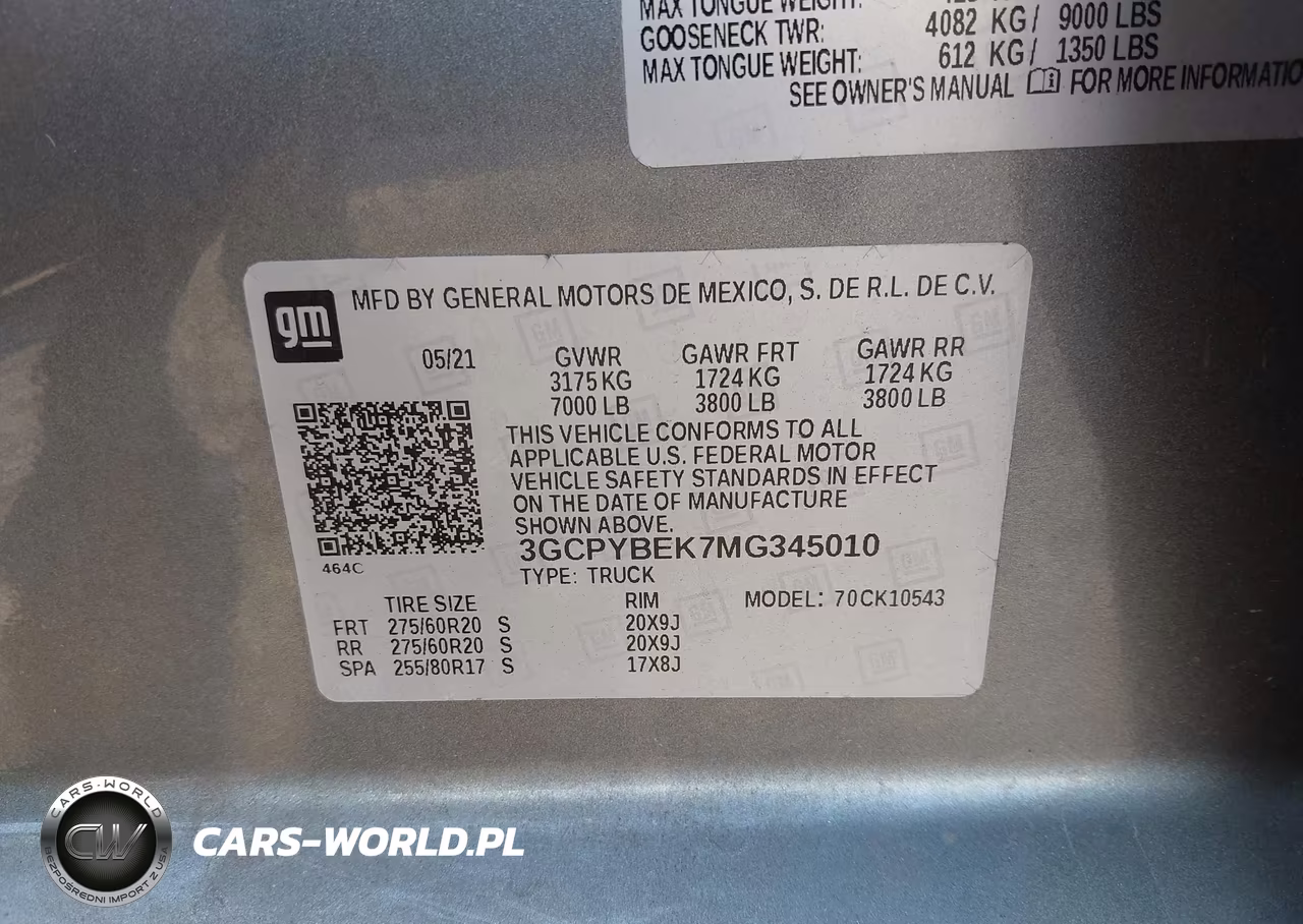 2021 Chevrolet Silverado 1500 4Wd Short Bed Custom VIN:3GCPYBEK7MG345010 - 9