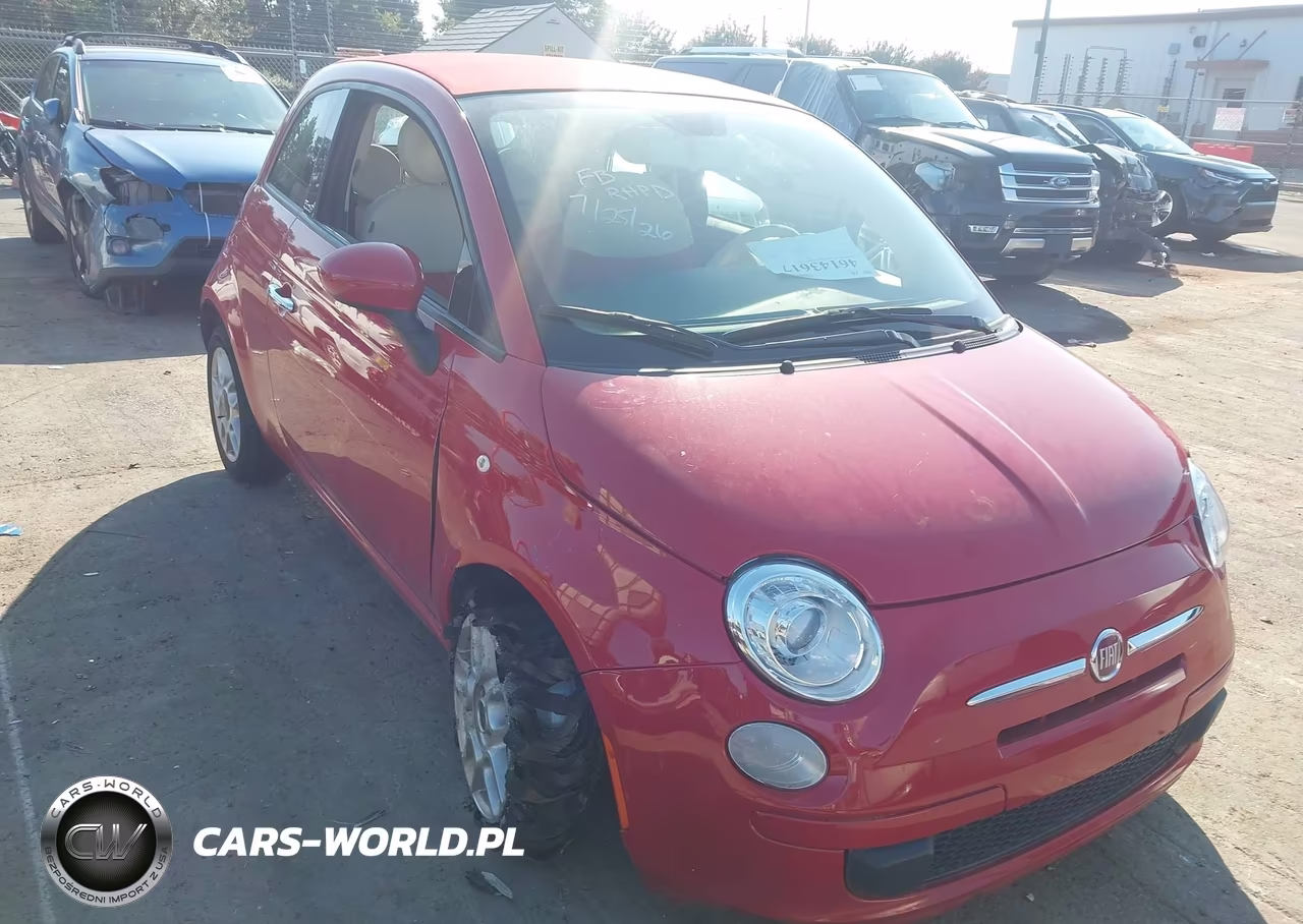 2012 Fiat 500C Pop VIN:3C3CFFDR7CT370428 - 1