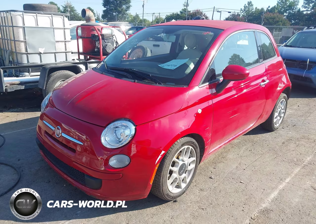 2012 Fiat 500C Pop VIN:3C3CFFDR7CT370428 - 2