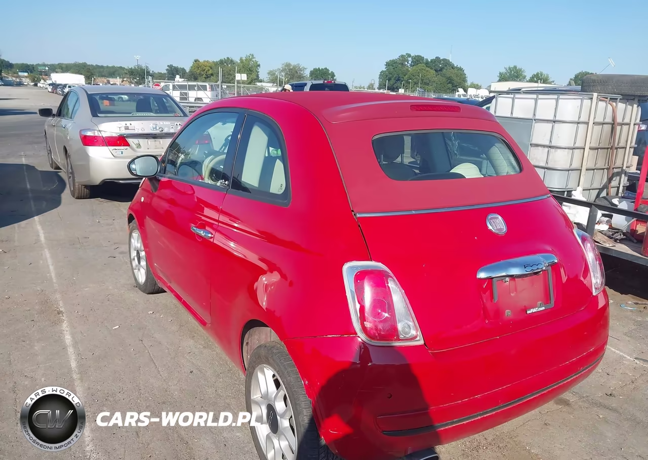 2012 Fiat 500C Pop VIN:3C3CFFDR7CT370428 - 3