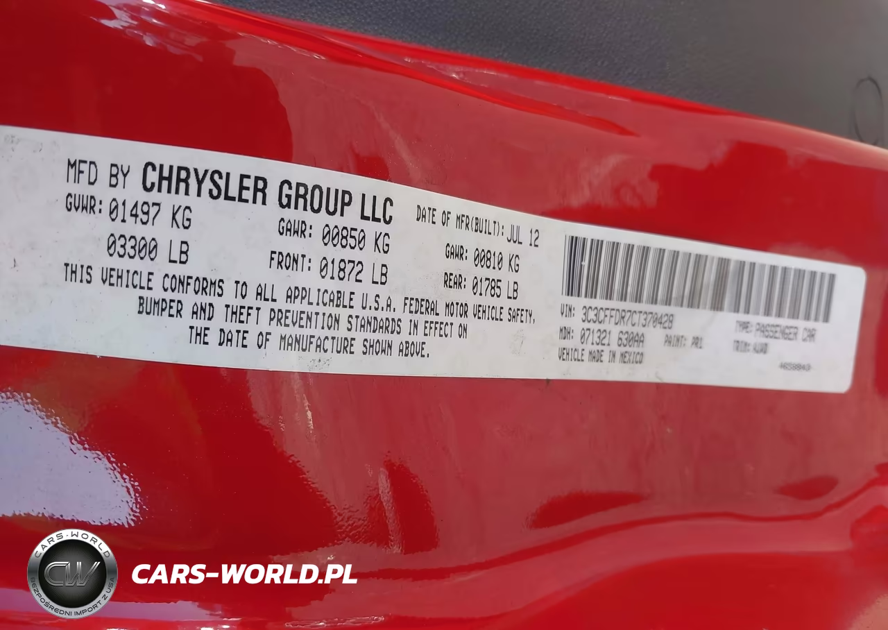 2012 Fiat 500C Pop VIN:3C3CFFDR7CT370428 - 9