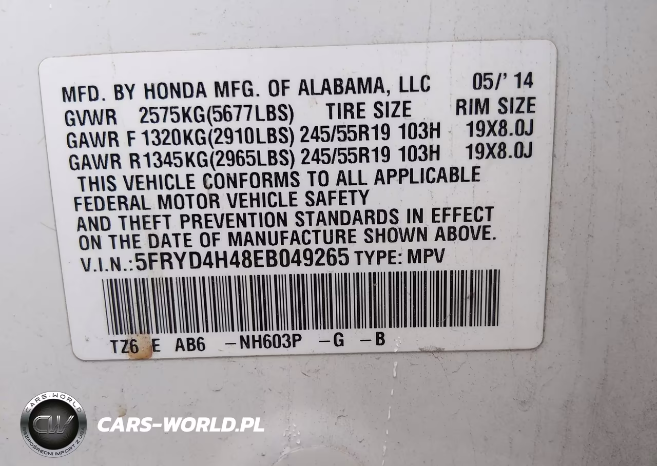2014 Acura Mdx Technology Package VIN:5FRYD4H48EB049265 - 9