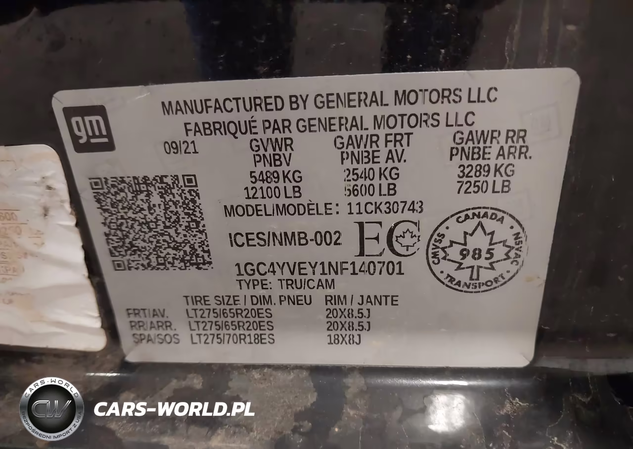 2022 Chevrolet Silverado 3500Hd VIN:1GC4YVEY1NF140701 - 8