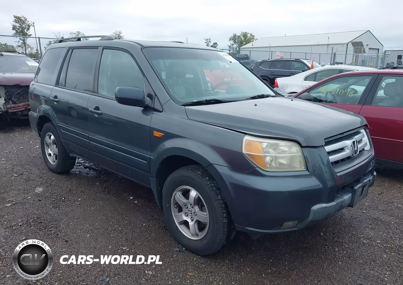 2006 Honda Pilot Ex-L VIN:2HKYF18696H536294 - 1