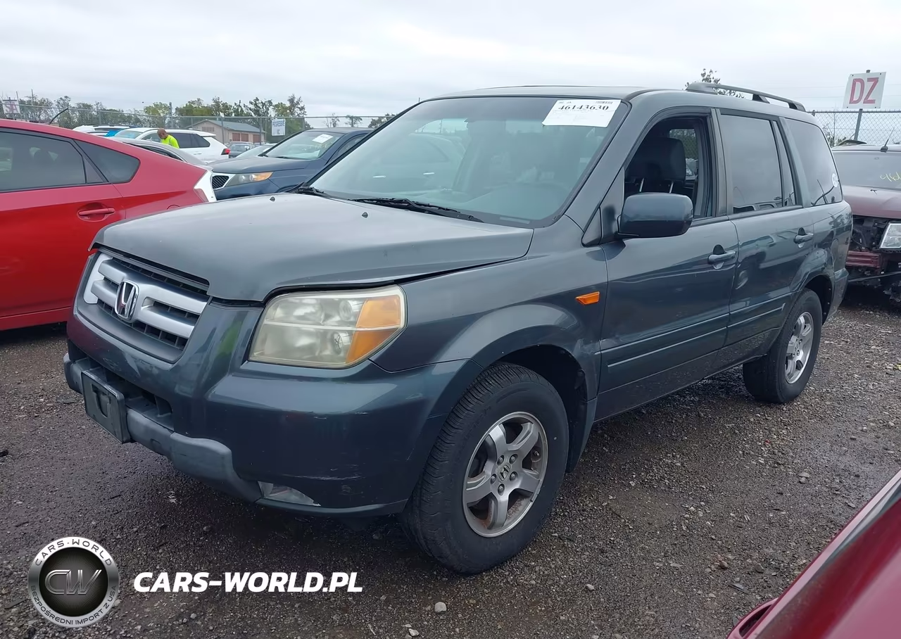 2006 Honda Pilot Ex-L VIN:2HKYF18696H536294 - 2