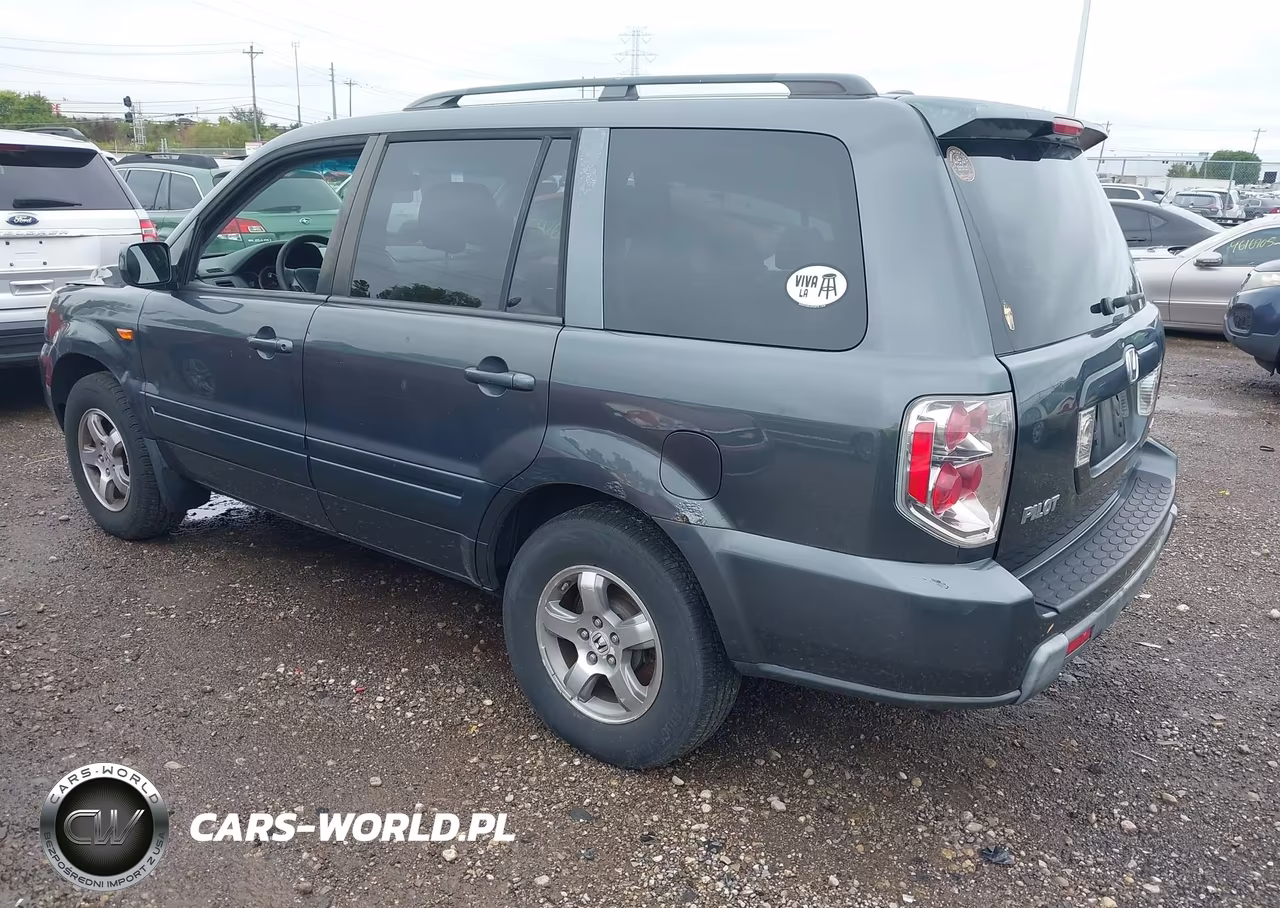 2006 Honda Pilot Ex-L VIN:2HKYF18696H536294 - 3