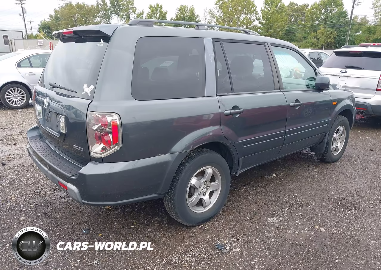 2006 Honda Pilot Ex-L VIN:2HKYF18696H536294 - 4