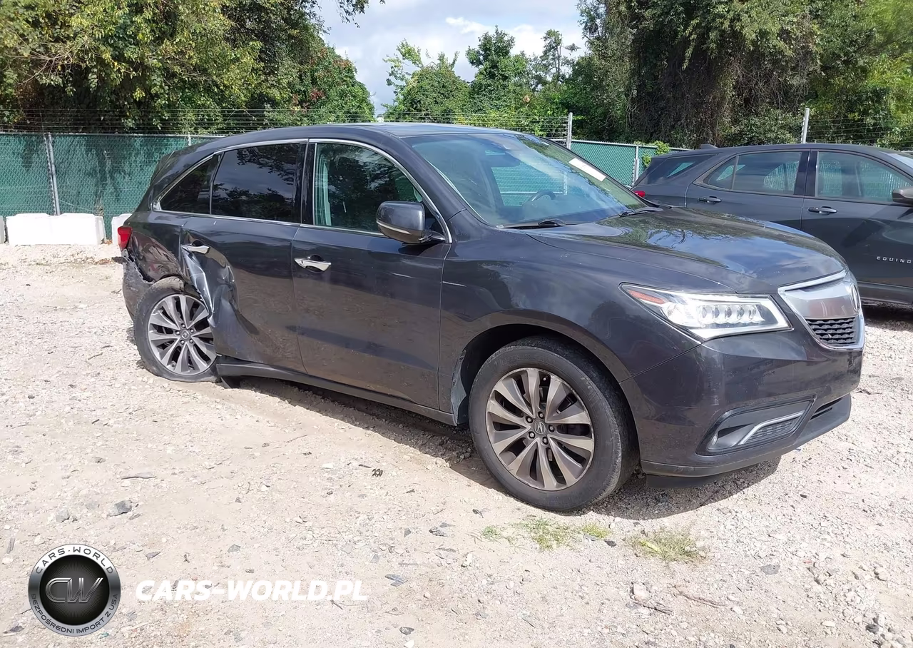 2016 Acura Mdx Technology Acurawatch Plus Packages-Technology Package