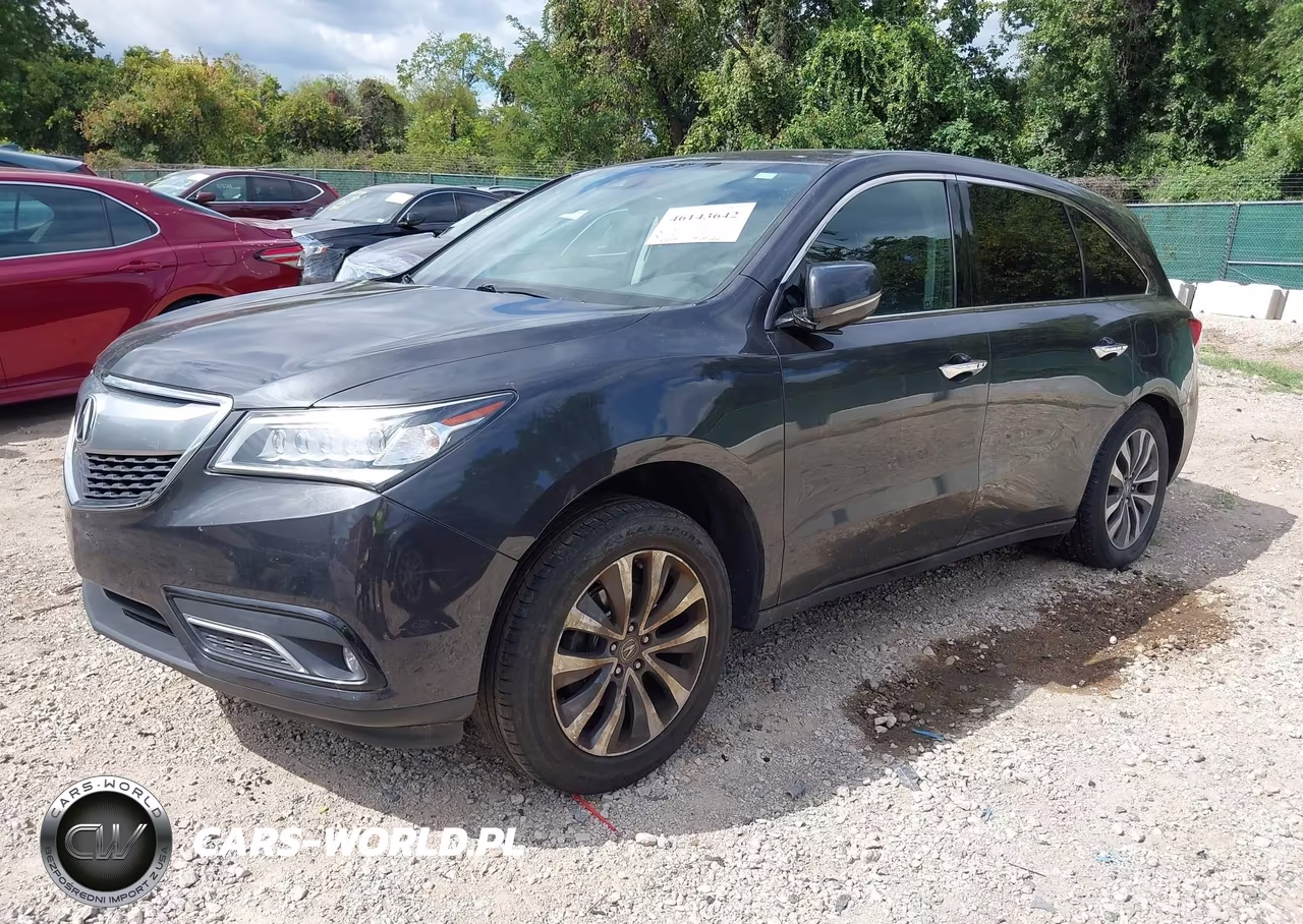 2016 Acura Mdx Technology Acurawatch Plus Packages-Technology Package VIN:5FRYD4H43GB024986 - 2